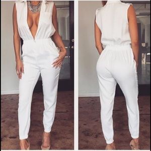 White Jumpsuit NWT